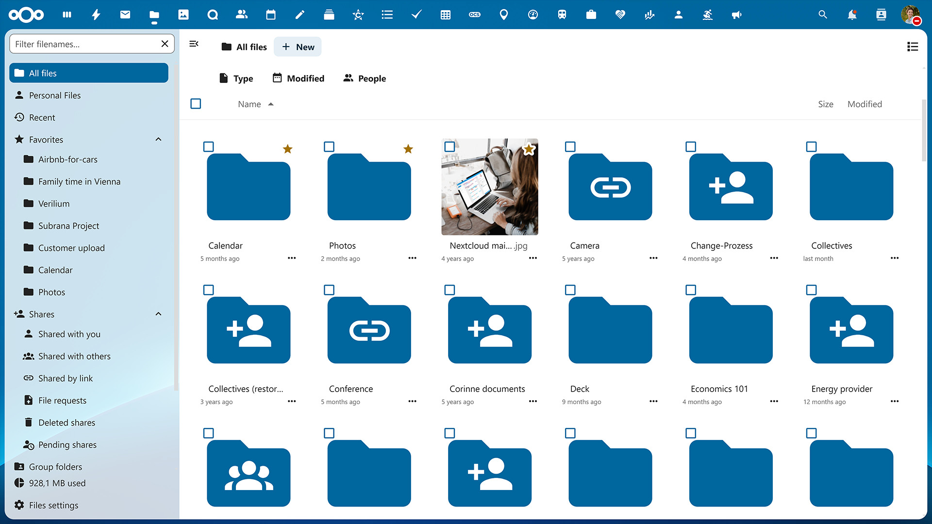 NextCloud Screenshot